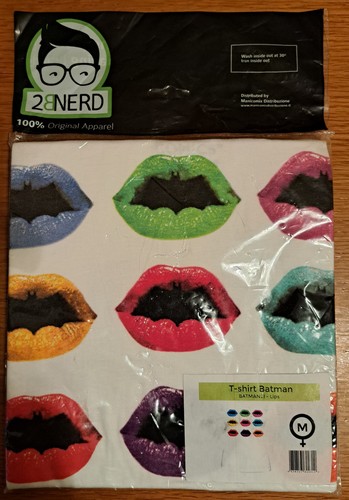 Maglietta shirt batman lips - maglietta,
