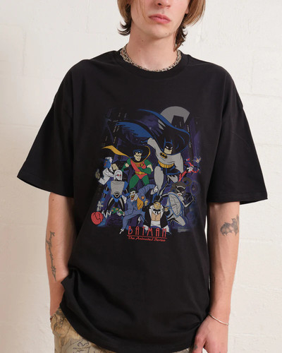 Shirt nera comics batman - t-shirt,