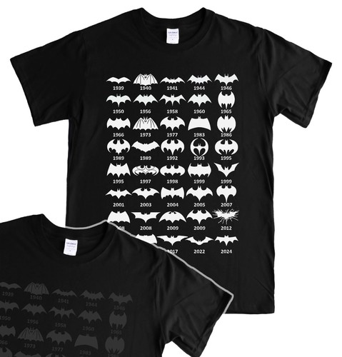 Maglietta batman logo storia - maglietta,