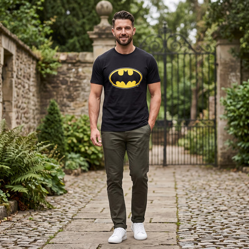 Shirt uomo batman nera - nera, xxl