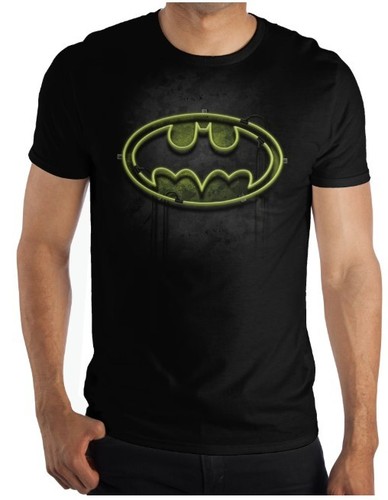 Shirt batman logo neon - batman,
